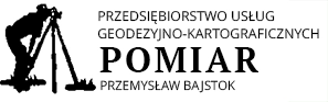 logo Przedsiębiorstwo Usług Geodezyjno-Kartograficznych „POMIAR” Przemysław Bajstok